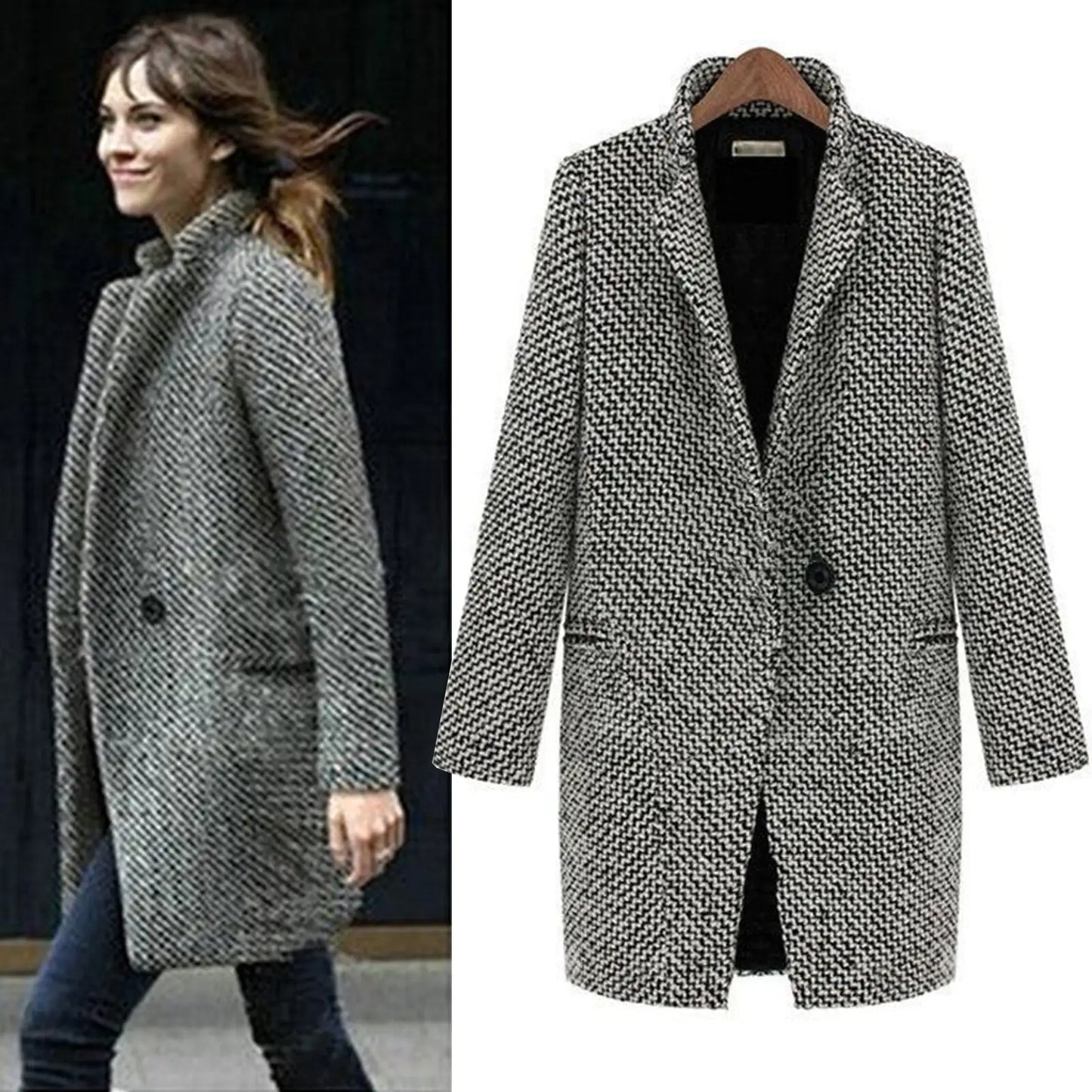 Noémie | Manteau Classique Chaleureux